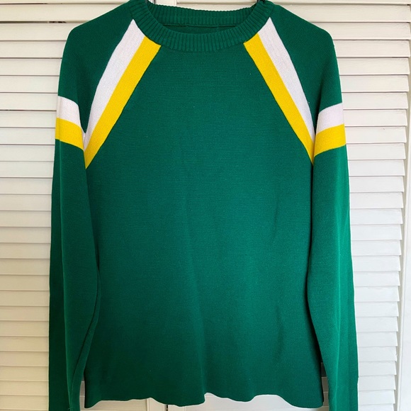 Like new - vintage green and yellow sweater - Picture 1 of 5